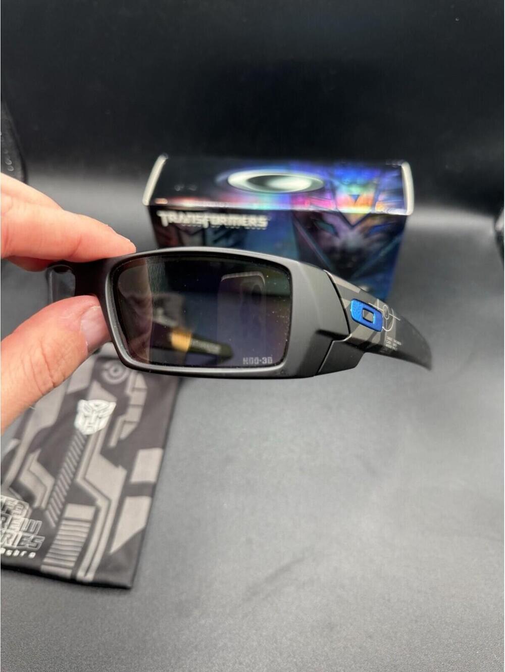 Oakley 3X Gascan Transformers Matte Black w/ HDO 3D Lenses oo9143-04